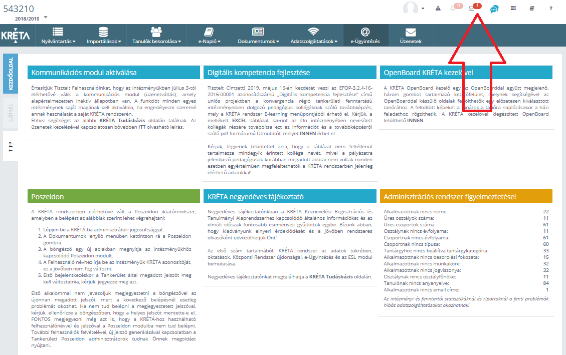 e-Ügyintézés > e-Ügyintézés > 01_Boríték-ikon aktiválásra került a kommunikációs modul általánossá tételét követően.png