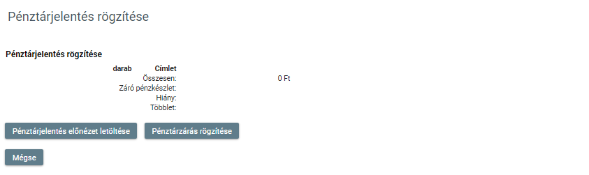 e-Ügyintézés > Intézményi pénztár kezelése > TB_Pénztárjelentés.png